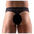 Svenjoyment - String homme en coton bio confortable (noir) - XL