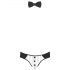 Svenjoyment - Ensemble de string de serveur pour hommes (noir-blanc)