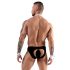 Svenjoyment - Ensemble de string de serveur pour hommes (noir-blanc) - XL