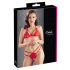 Cottelli - Ensemble de soutien-gorge en dentelle ouvert (rouge) - M