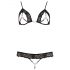 Abierta Fina - Séduction extravagante - ensemble soutien-gorge - M