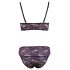 Cottelli - Ensemble soutien-gorge en dentelle fleurie (violet) - M