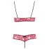 Cottelli - Ensemble soutien-gorge en dentelle (rouge)