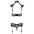 Cottelli - Ensemble soutien-gorge en dentelle à col (noir)