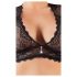 Cottelli Grande Taille - Ensemble de lingerie en dentelle avec strass (noir)