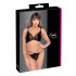 Cottelli - Ensemble soutien-gorge transparent avec dentelle (noir) - M