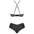 Passion Eco Kerria - ensemble bikini en dentelle (noir)