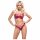 Ensemble de Soutien-Gorge Brillant Cottelli Party (Rouge)