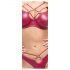 Ensemble de Soutien-Gorge Brillant Cottelli Party (Rouge)