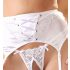 Cottelli - ensemble corset à lacets en dentelle (blanc)