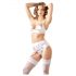 Cottelli - Ensemble push-up en dentelle avec lacets (blanc) - 80B/M