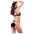 Cottelli - Soutien-gorge à armatures et string, noir - 85B/L