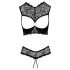 Cottelli - Ensemble de soutien-gorge ouvert (noir)