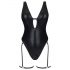 Obsessive Punta Negra - maillot de bain brillant avec décolleté (noir)