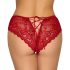 Cottelli - Culotte en dentelle ouverte (rouge)