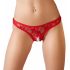 Cottelli - Tanga sexy en dentelle (rouge) - M