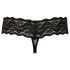 Cottelli - String en dentelle avec perles (noir) - XL