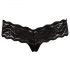 Cottelli - String en dentelle avec perles (noir) - XL