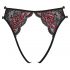 Cottelli - Culotte ouverte en dentelle rose (rouge-noir) - Tailles (S-L)