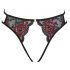 Cottelli - Culotte ouverte en dentelle rose (rouge-noir) - Tailles (S-L)