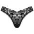 Obsessive Donna Dream - string en dentelle (noir)