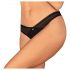 Latinesa String Ouvert - Noir - M/L