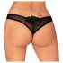 Latinesa String Ouvert - Noir - M/L