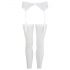 NO:XQSE - Ensemble porte-jarretelles en dentelle - blanc