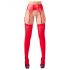 NO:XQSE - ensemble porte-jarretelles brillant (rouge) - L/XL