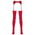 NO:XQSE - ensemble porte-jarretelles brillant (rouge) - L/XL