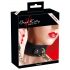 Bad Kitty - collier en silicone avec laisse (noir)