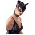 Bad Kitty - masque chat en simili cuir avec strass - noir (S-L)