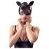 Bad Kitty - masque chat en simili cuir avec strass - noir (S-L)