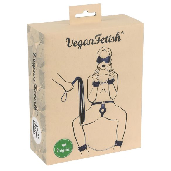 Fétiche Vegan - Kit de Bondage (7 pièces) - Noir