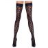 Cottelli Legwear - bas résille léopard (noir) - 3