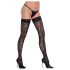 Cottelli Legwear - bas résille léopard (noir) - 3