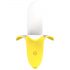 Lonely - vibromasseur banane rechargeable et étanche (jaune-blanc)