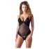 Cottelli - Body modulable en velours (noir)