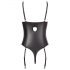 Abierta Fina - body ouvert en dentelle (noir) - 85B/L