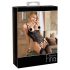 Abierta Fina - body ouvert en dentelle (noir) - 85C/L