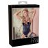 Abierta Fina - body orné de strass (noir) - 80B/M