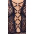 Cottelli Curves Plus Size - Body transparent à motifs (noir)