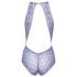 Kissable - Body en dentelle à col licou (violet) - L/XL