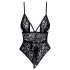 Kissable - body en dentelle (noir) - L/XL