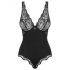 Obsessive Luvae - body avec bustier transparent (noir)