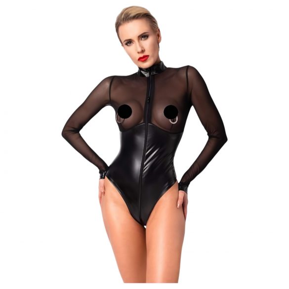 Noir - Body Brillant-Transparent (Noir) - XL