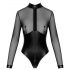 Noir - Body Brillant-Transparent (Noir) - XL