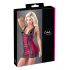 Cottelli - Robe exclusive lacée en dentelle (rouge-noir) - M