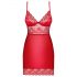 Obsessive Lovica - nuisette en dentelle avec string (rouge) - L/XL