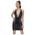 Cottelli Party - Robe motif serpent (noir) - M